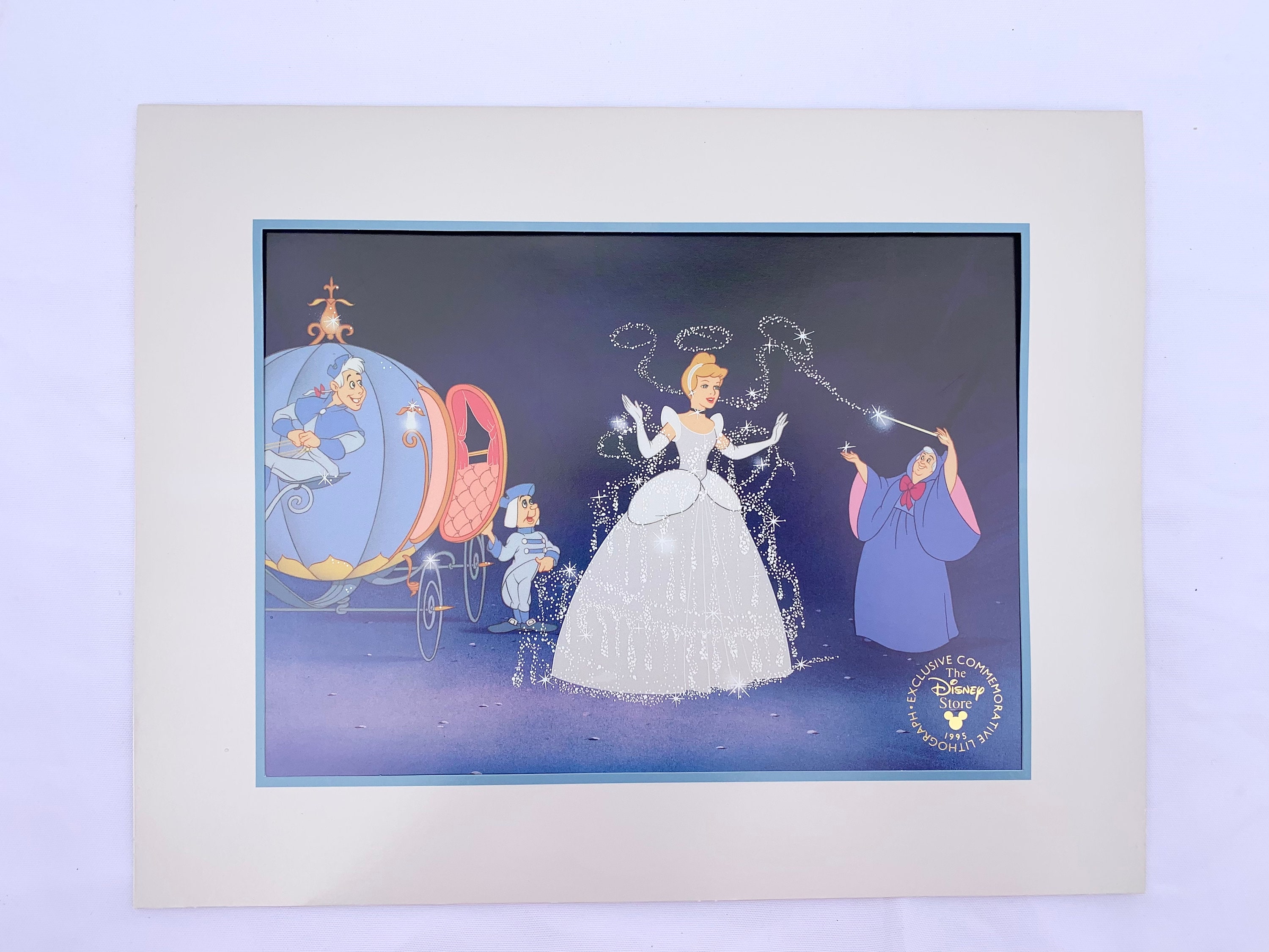 The Disney Store Exclusive Commemorative Lithographs Set Etsy