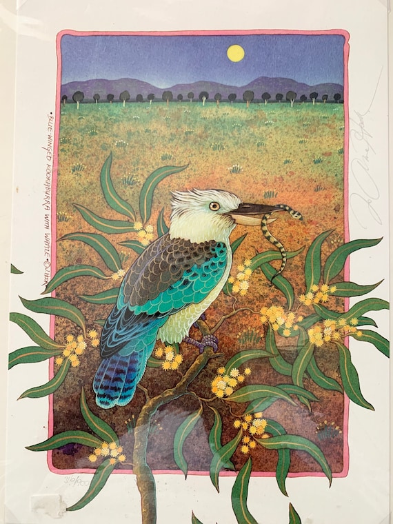 Pair of Jo Anne Hook Signed and Numbered Serigraphs - Australian