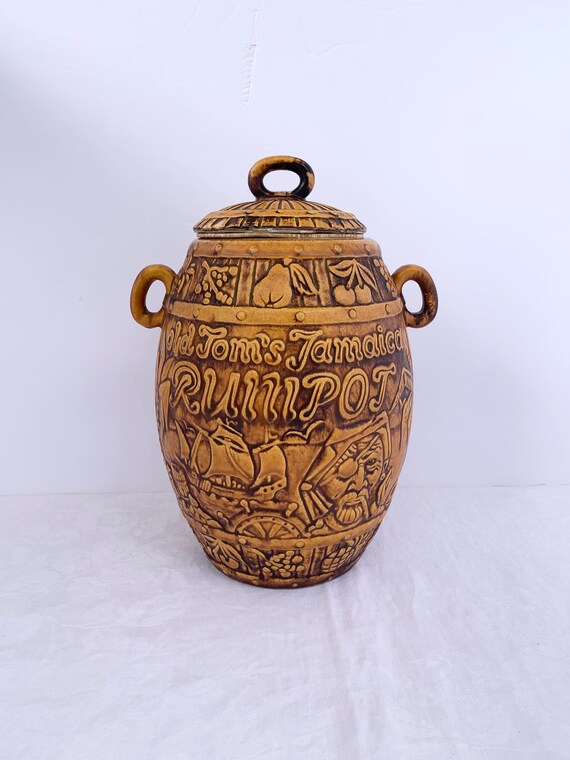 Rumtopf Rumfass Old Tom's Jamaica Rum Pot Fruit Pot Etsy España
