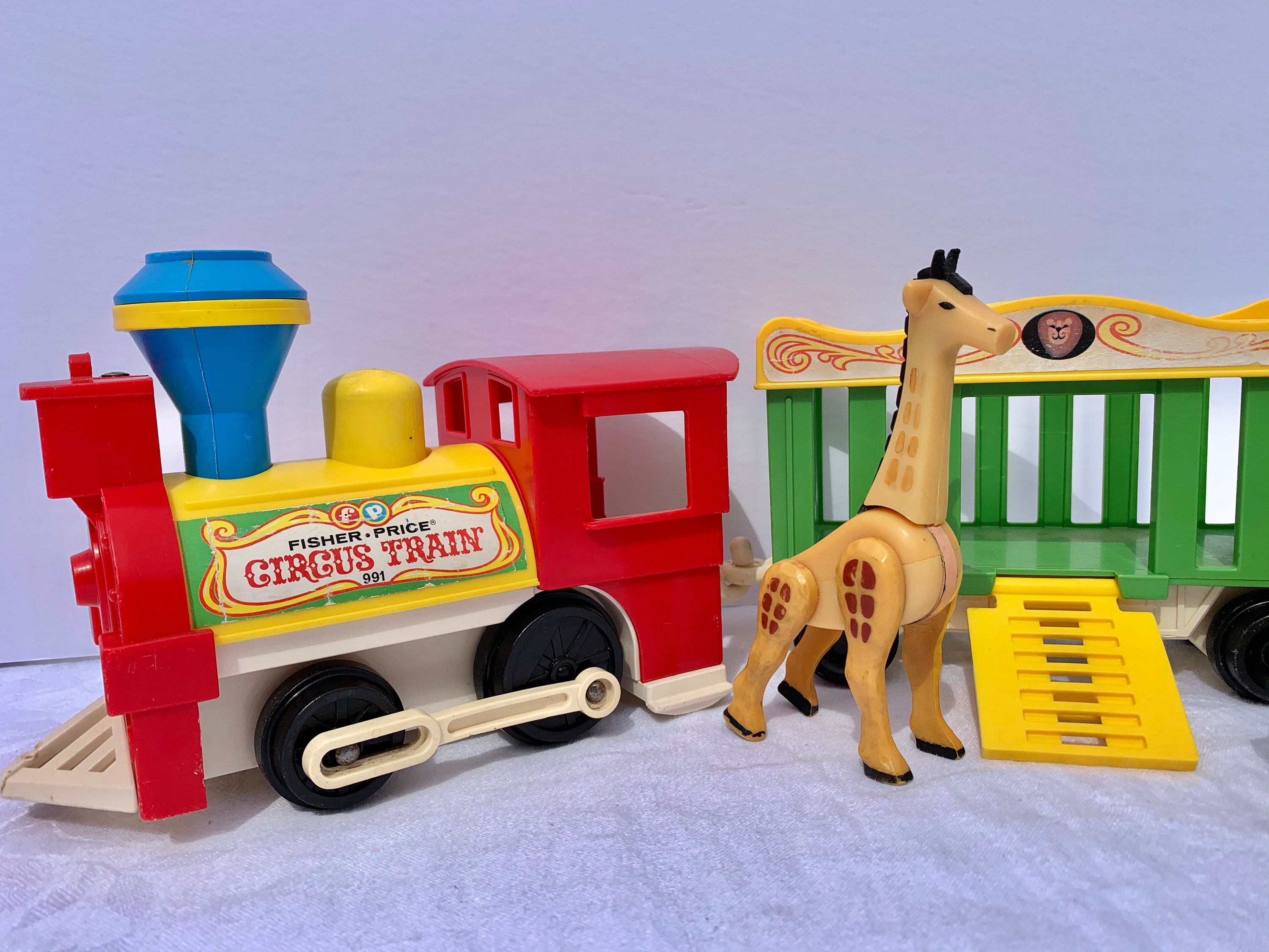 Fisher Price Circus Train 991 Little People Play Family Etsy