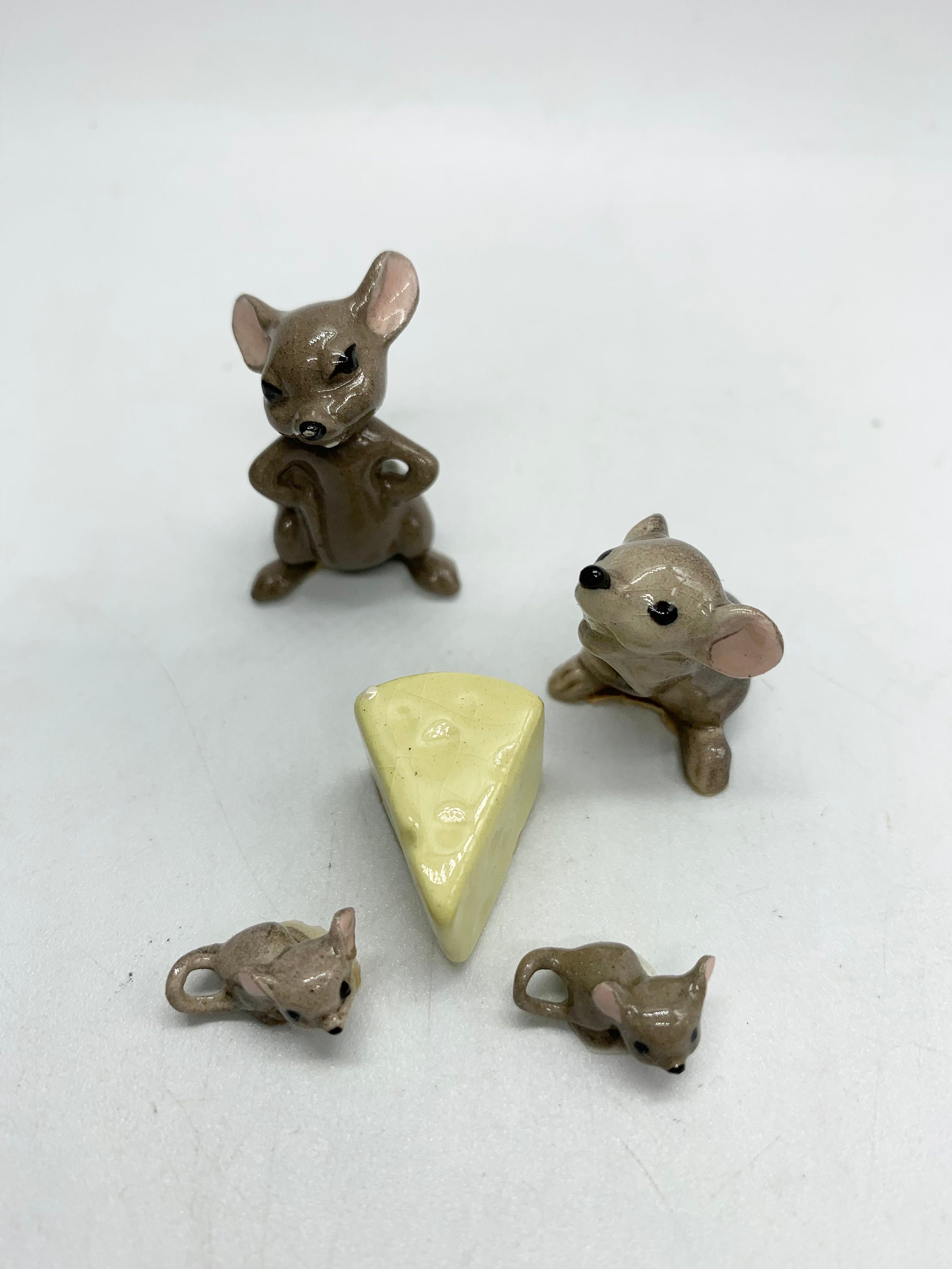 Hagen Renaker - California - Mice and Cheese - Figurines - Etsy