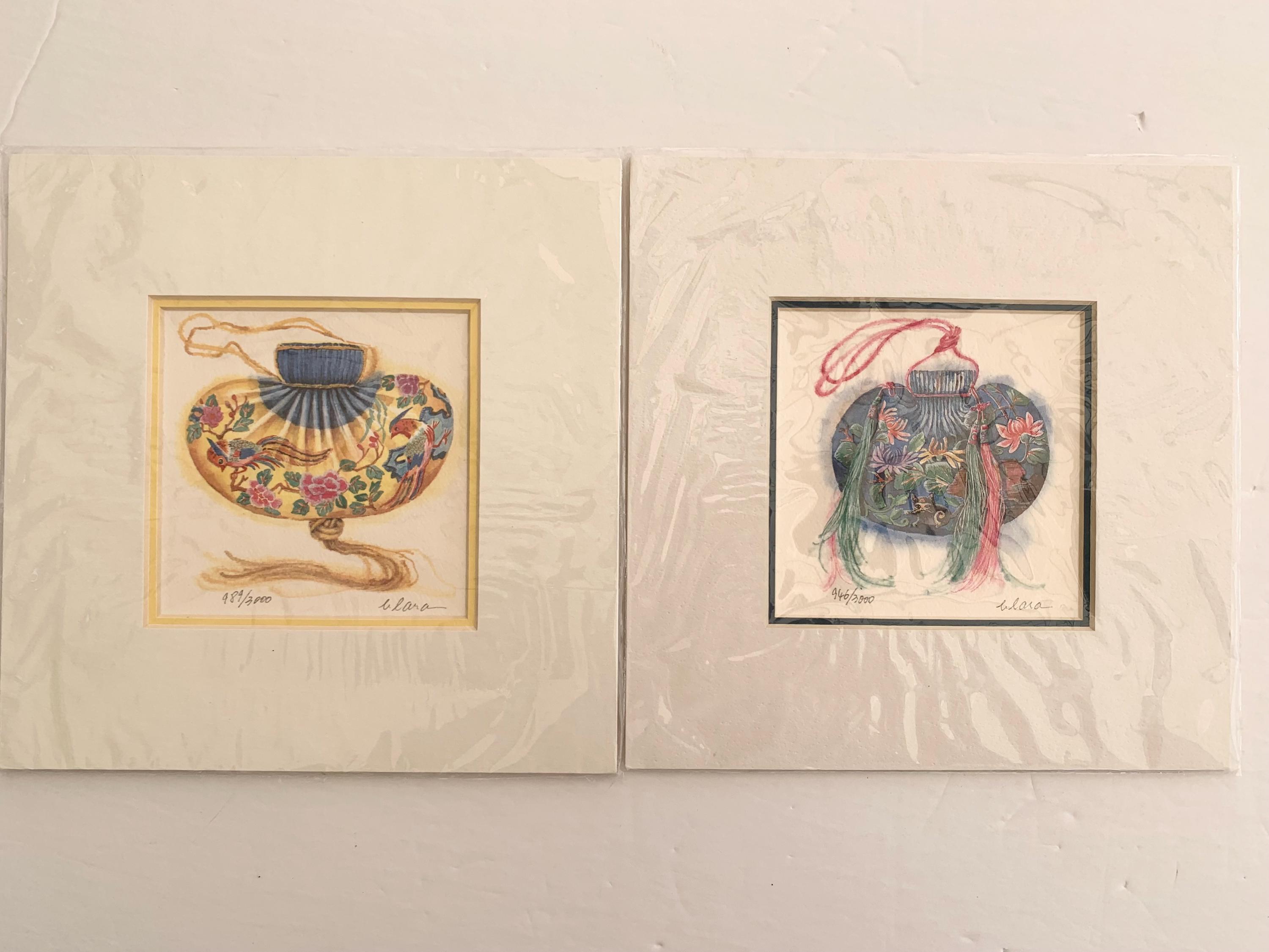 Four Clara Hung Mei Yee Art Prints - Artist Signed and Numbered