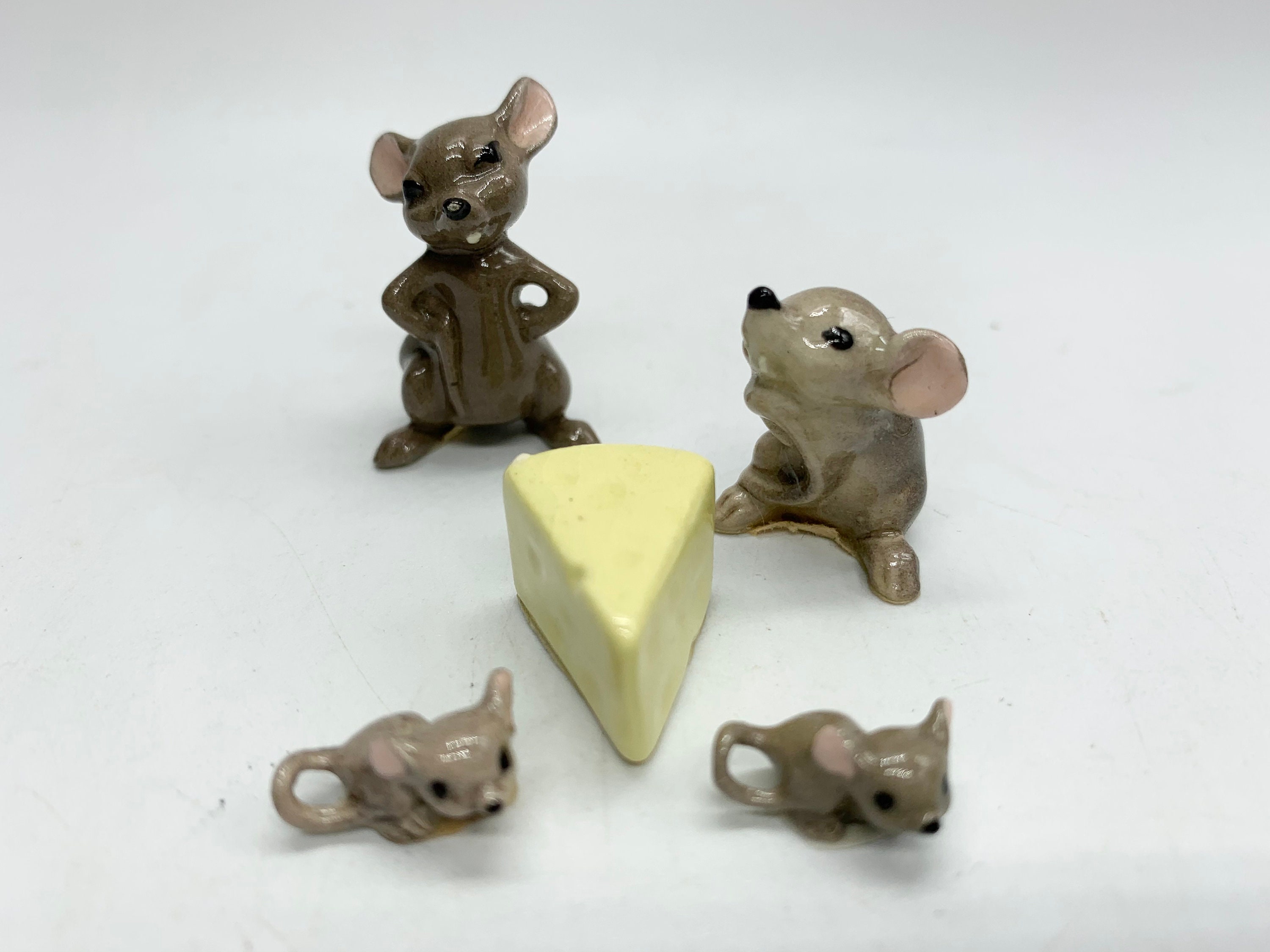Hagen Renaker - California - Mice and Cheese - Figurines - Etsy