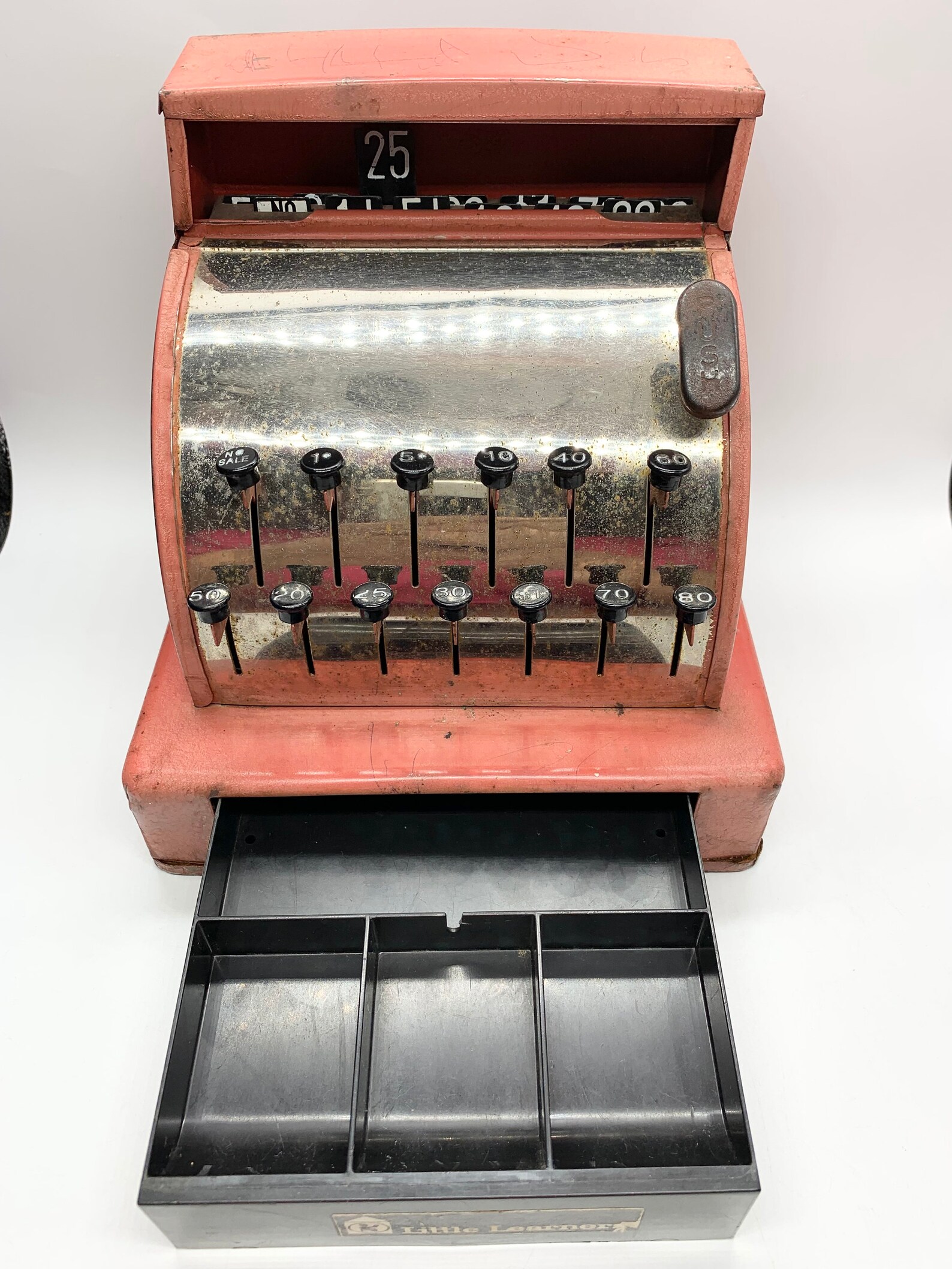 1960s Little Learners Metal Cash Register ChaChing Etsy