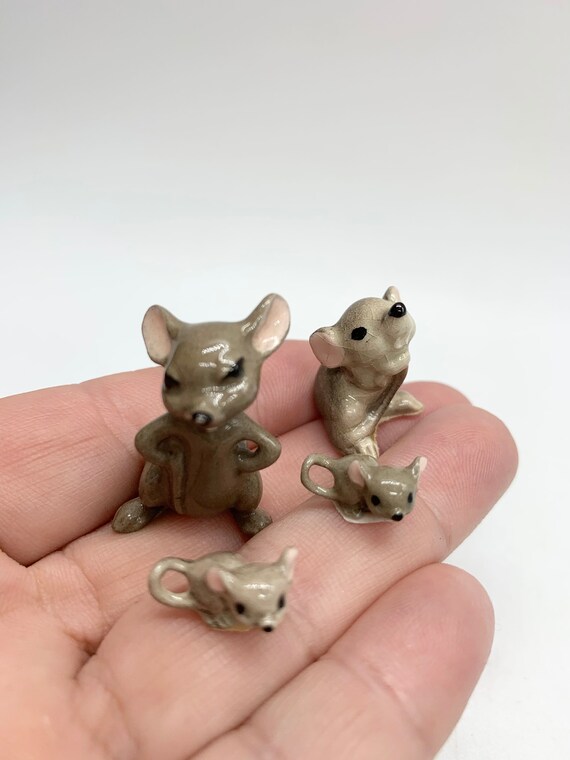 Hagen Renaker - California - Mice and Cheese - Figurines - Etsy