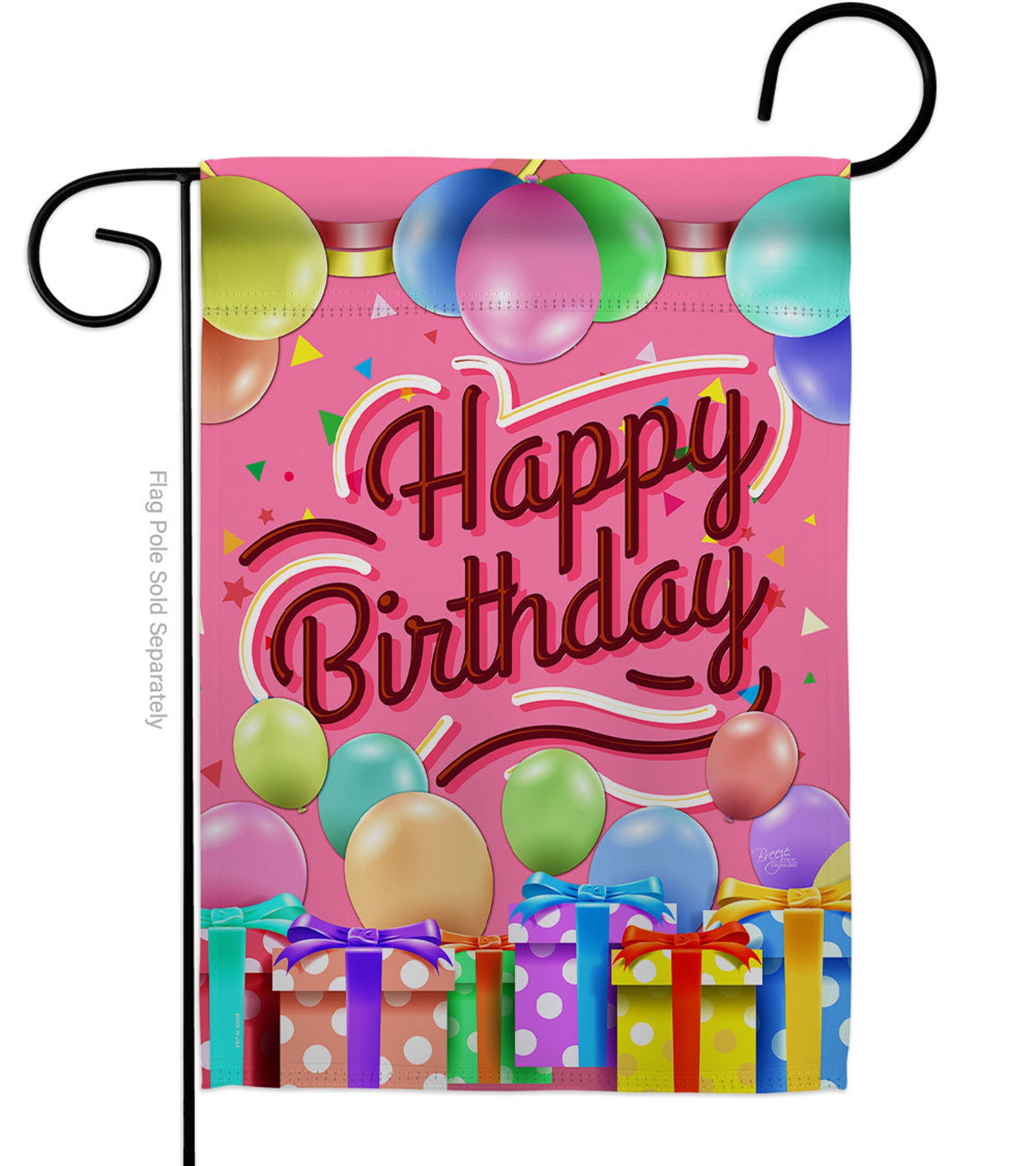 Discover Celebrate Happy Birthday Garden Flag House Banner