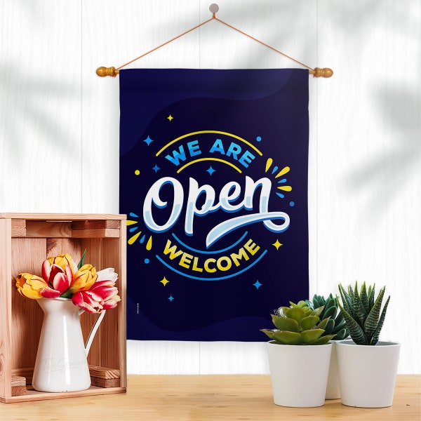 Open Outdoor Flag - Etsy