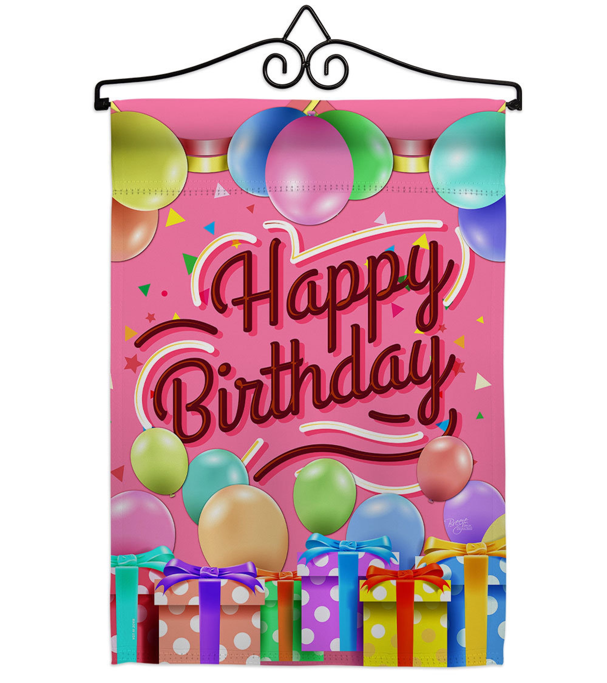 Discover Celebrate Happy Birthday Garden Flag House Banner