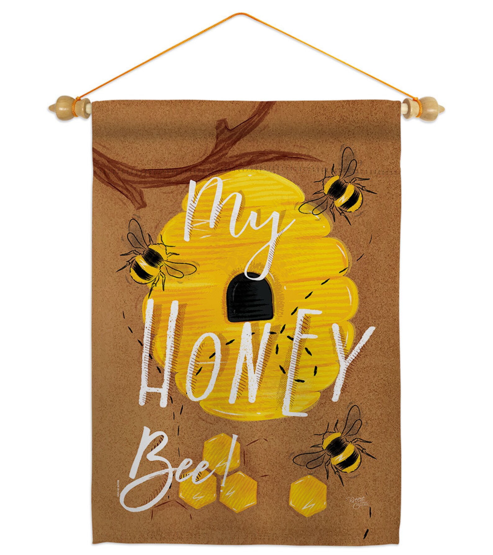 Bandiera Decorativa Per Giardino Home Is Where My Honey