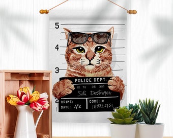 ANOVO Cute Cat Kitten Flowers Garden Flag 12 x 18 Inch Burlap Double Sided Vertical Seasonal Outside Porch Patio Farmhouse Yard Welcome Spring Summer Outdoor Decorative Banners ANOVO Cute Cat Kitten Flowers Garden Flag 12 x 18 Inch Burlap Double Sided Vertical Seasonal Outside Porch Patio Farmhouse Yard Welcome Spring Summer Outdoor Decorative Banners