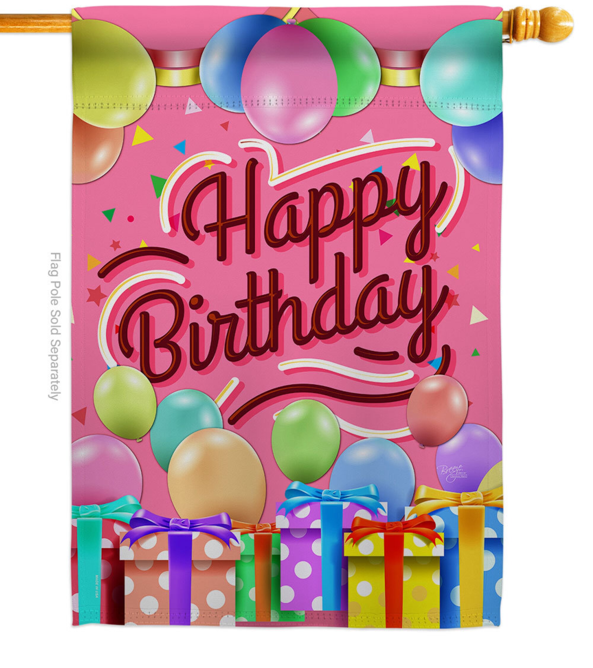 Discover Celebrate Happy Birthday Garden Flag House Banner