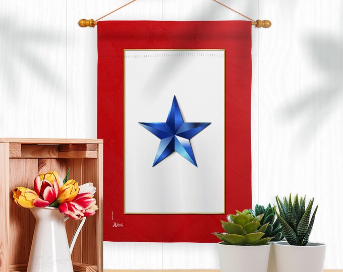 Blue Star Flag Print With the Soldier's Mother Creed - Etsy