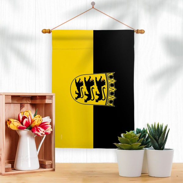 Baden Württemberg Germany States Garden Flag Outdoor Decorative Yard House Banner Double Sided-Readable Both Sides Made In USA