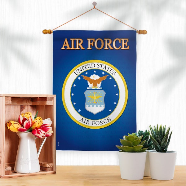 Air Force Garden Flag House Banner Double Sided-Readable Both Sides Made In USA