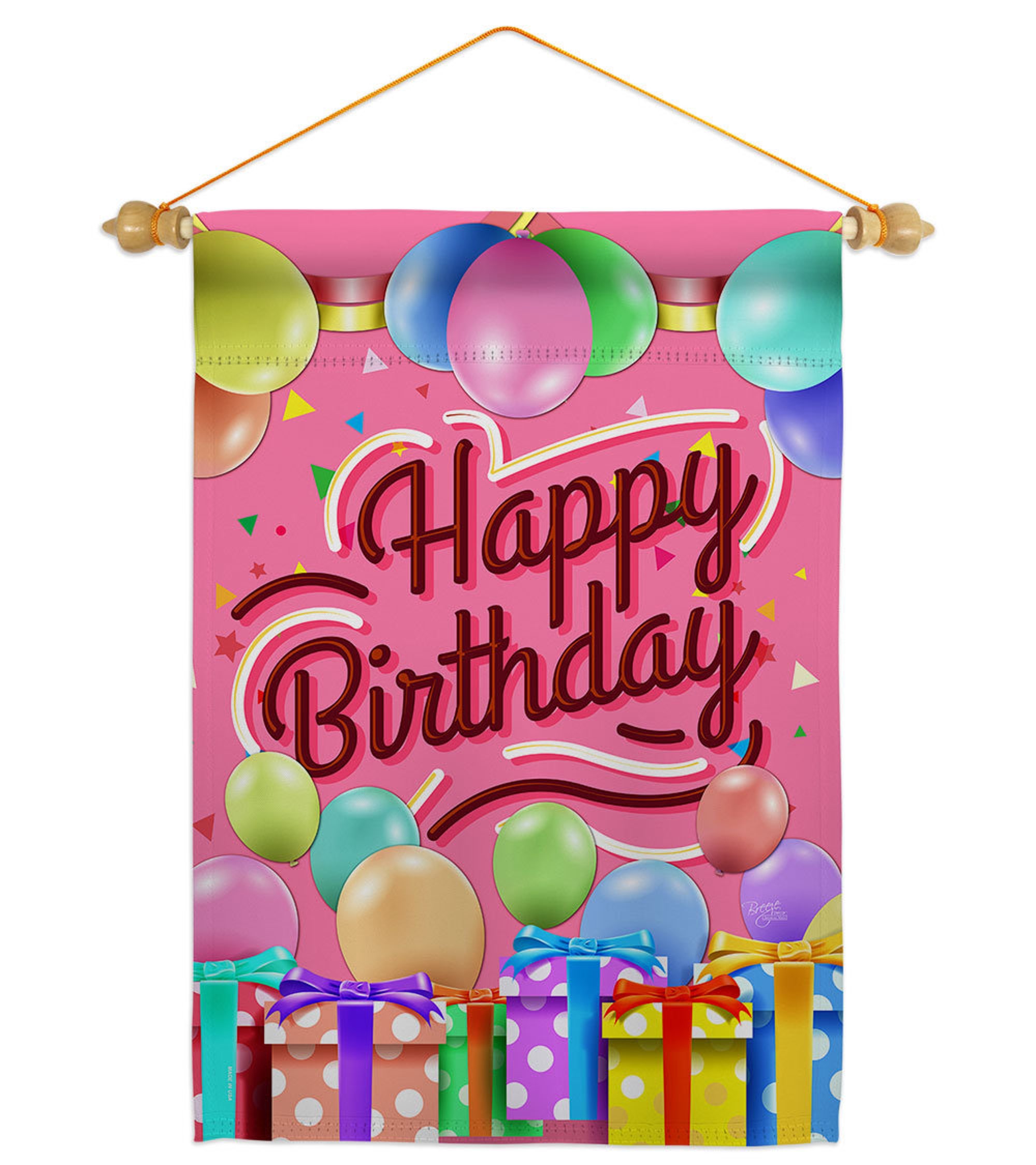 Discover Celebrate Happy Birthday Garden Flag House Banner