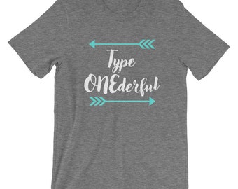 Dia-Be-Tees Type ONEderful Diabetes T1D Short-Sleeve Unisex T-Shirt