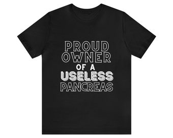 Dia-Be-Tees Useless Pancreas Unisex Jersey Short Sleeve Tee