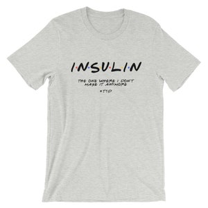 Dia-Be-Tees Friends Insulin T1D Short-Sleeve Unisex T-Shirt