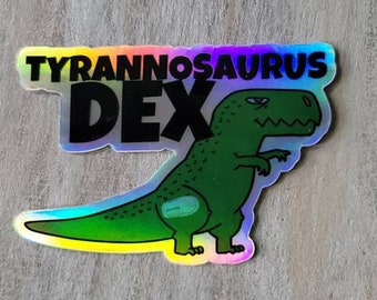 Dia-Be-Tees Tyrannosaurus Dex Dexcom T1D holographic sticker