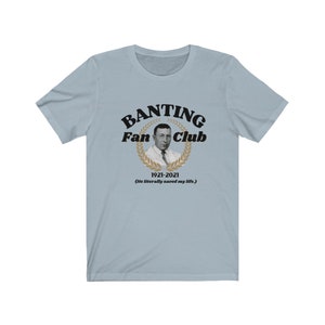 Dia-Be-Tees Saved my life Banting Fan Club 2021 Unisex Jersey Short Sleeve Tee image 6