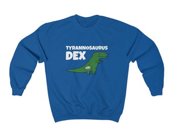 Dia-Be-Tees Tyrannosaurus Dex Unisex Heavy Blend Crewneck Sweatshirt