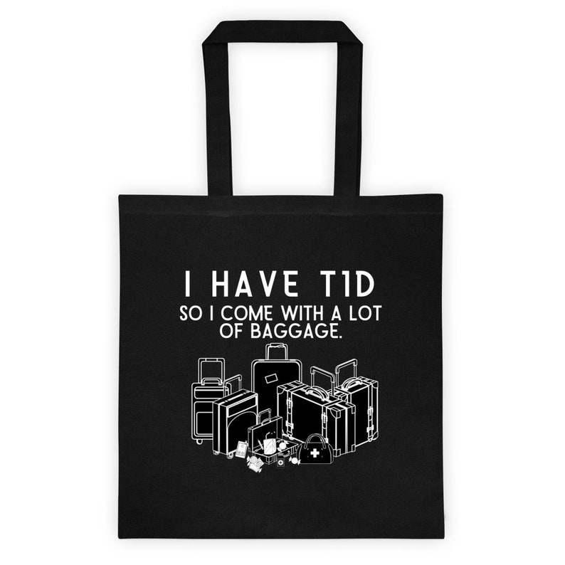 Dia-Be-Tees Baggage T1D Travel Tote bag