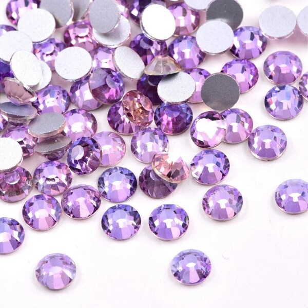 Air Violet Purple Rhinestones