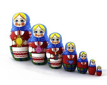 robot nesting dolls
