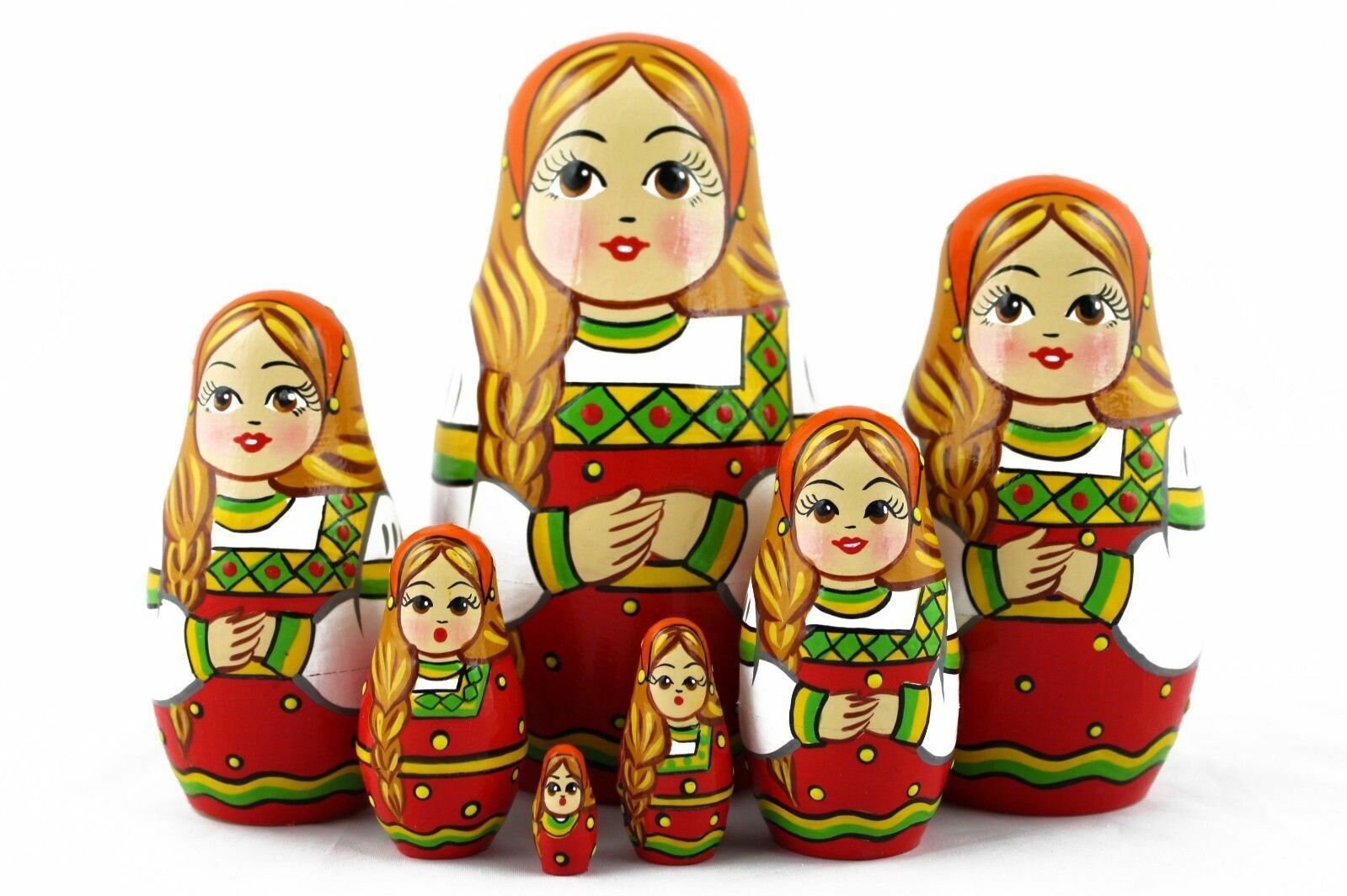 Traditional Nesting Dolls for Kids Handmade Wooden Toy Etsy