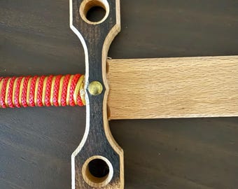 手作りの木製ロングソード - 28インチ中世ファンタジーソード - 安全な