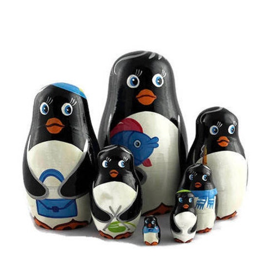 penguin russian dolls