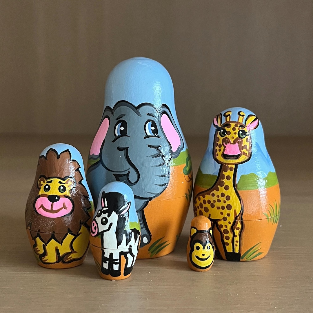 Animal Ussian Nesting Dolls, Buy Ussian Animal Matyoshka