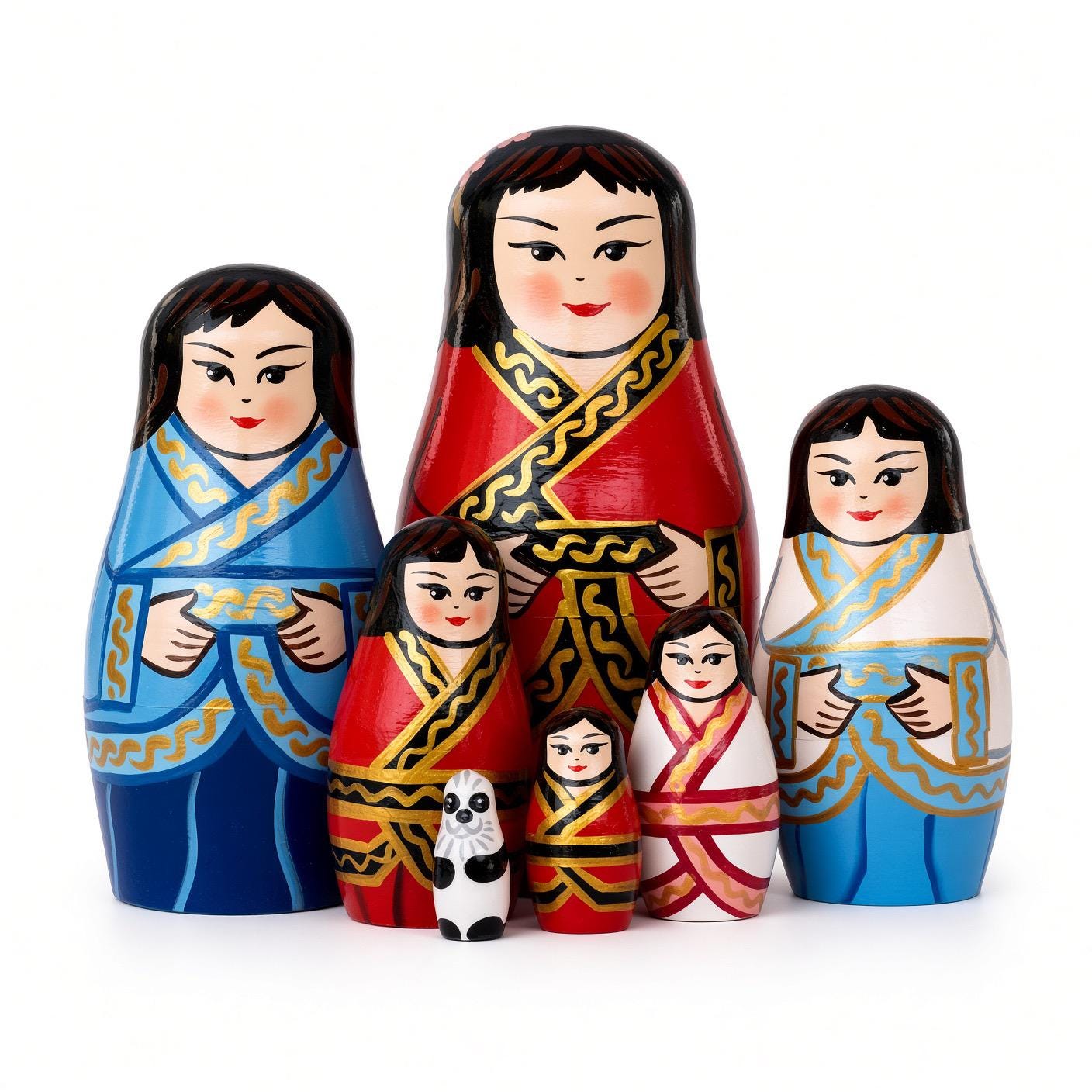 Chinese Wooden Doll - Etsy