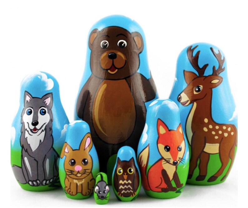 nesting animals toys