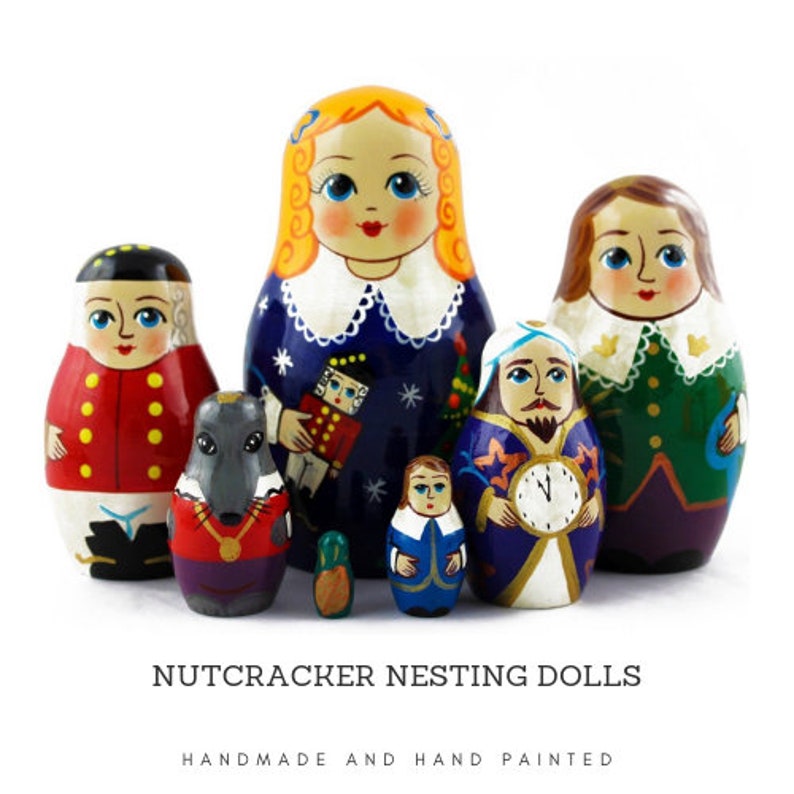 nutcracker russian nesting dolls