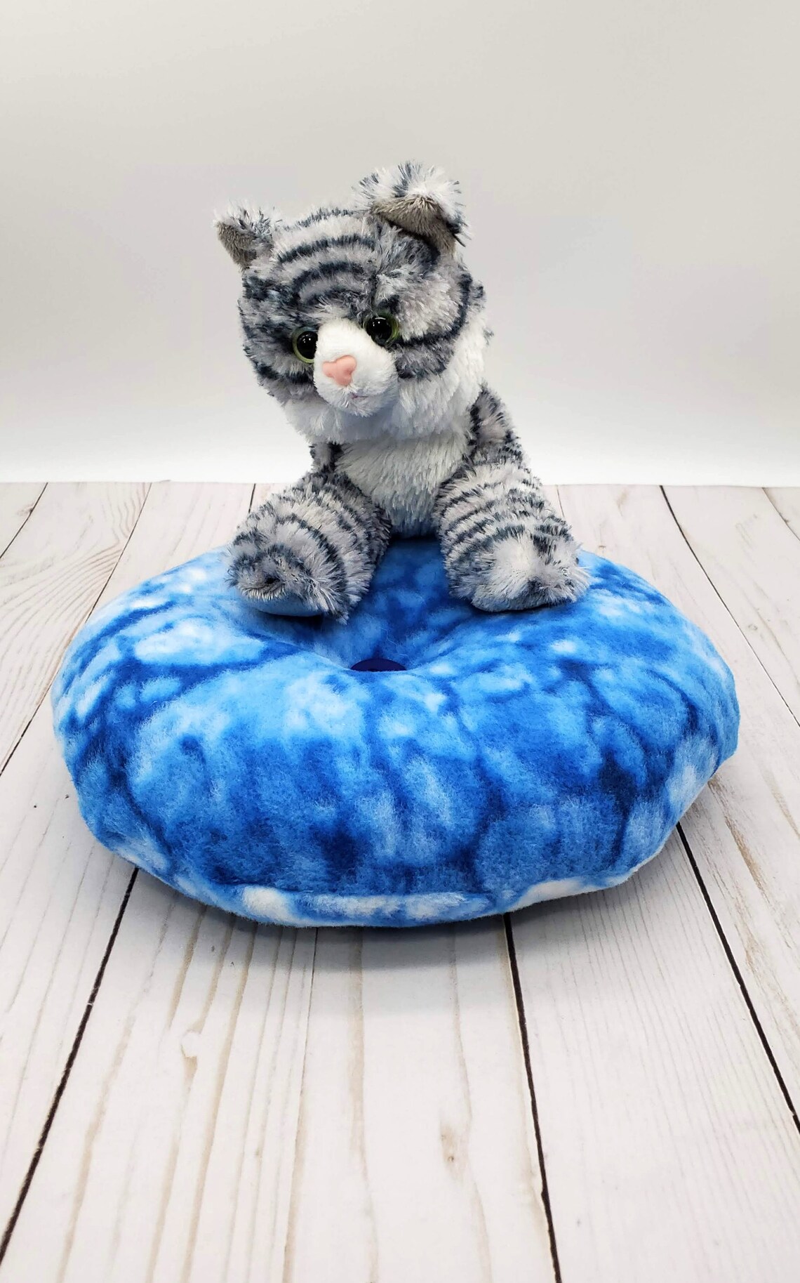 Blue Leopard Print Cat Bed and Scratching Post American Girl Etsy