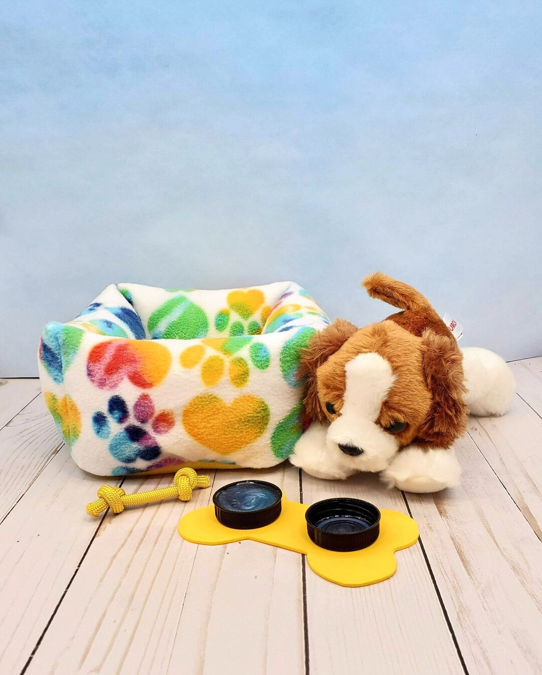 Toy Stuffed Animal Bed Plushies Bed 18 in Doll Pet Bed Like Etsy