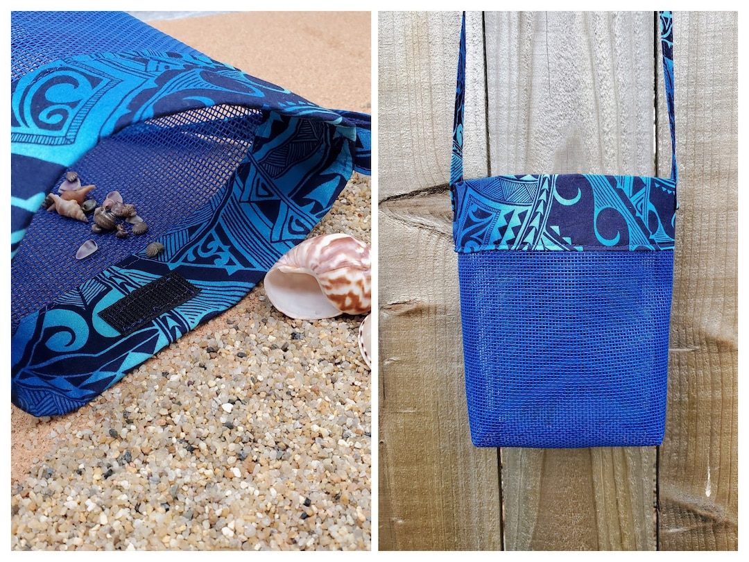 Sea Shell Collecting Bag Accessory Durable Mesh Bag Pool