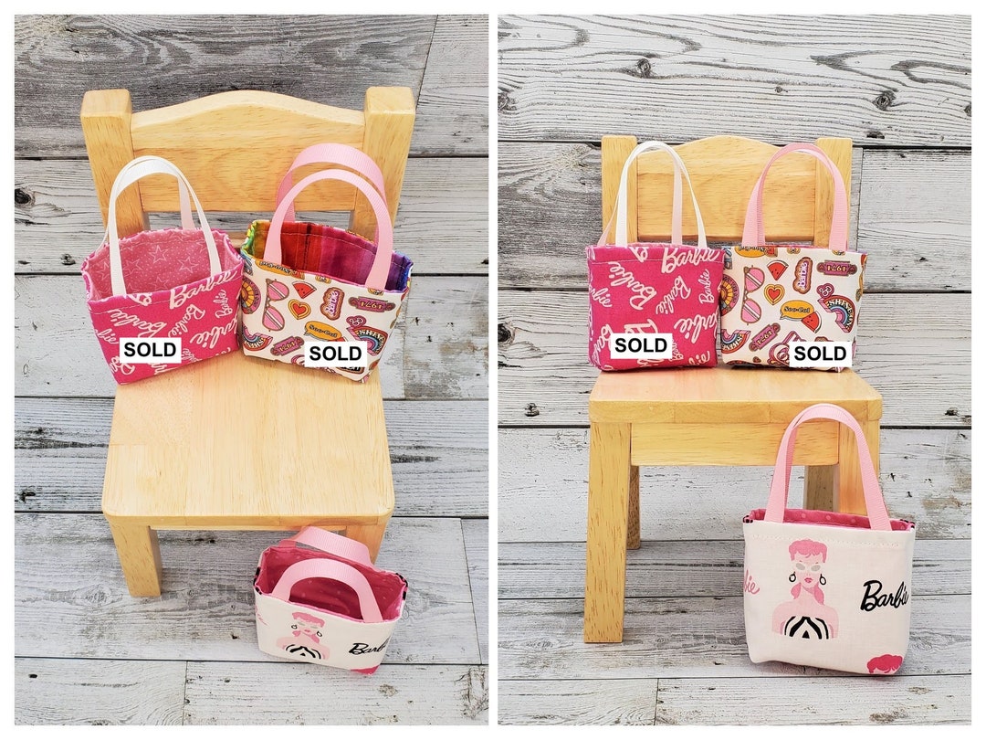 18 Inch Dolls Purse Like American Girl Shopping Bag Overnight Bag Hand