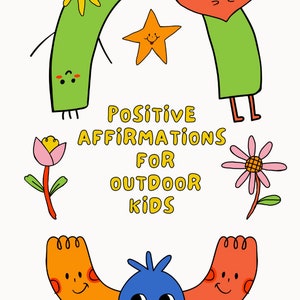 Cartões de afirmação positiva baseados na natureza