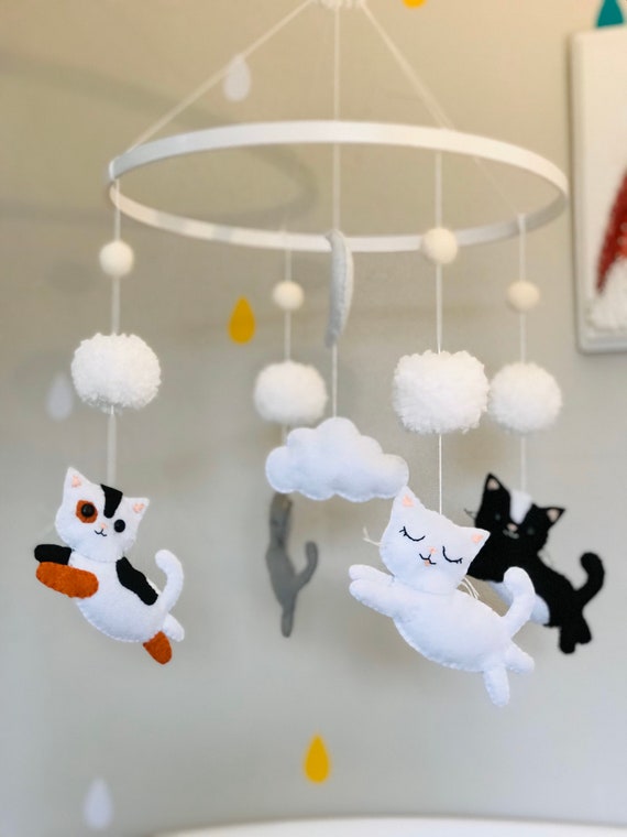cat baby mobile