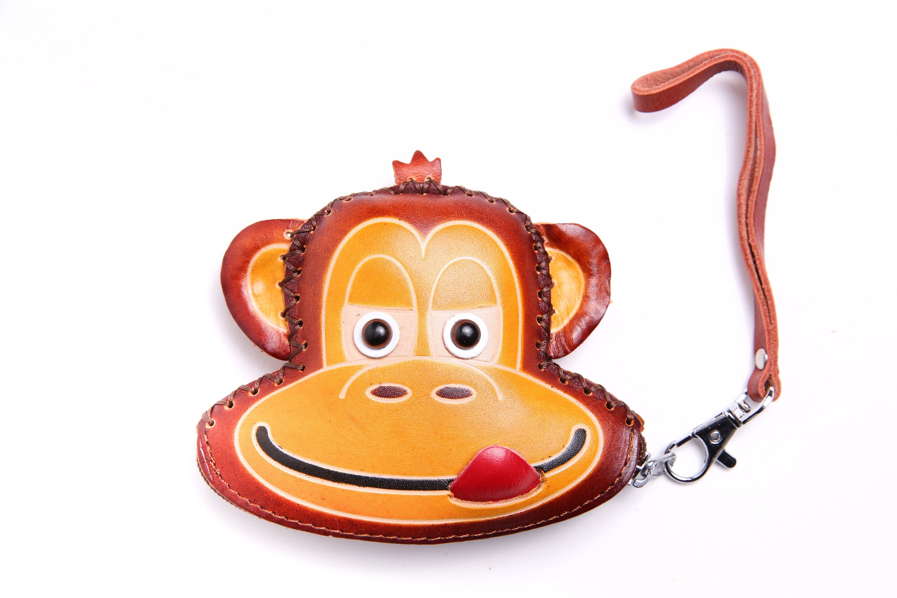 PurseWorld Women Handmade leather Monkey Purse Bag /animal Etsy