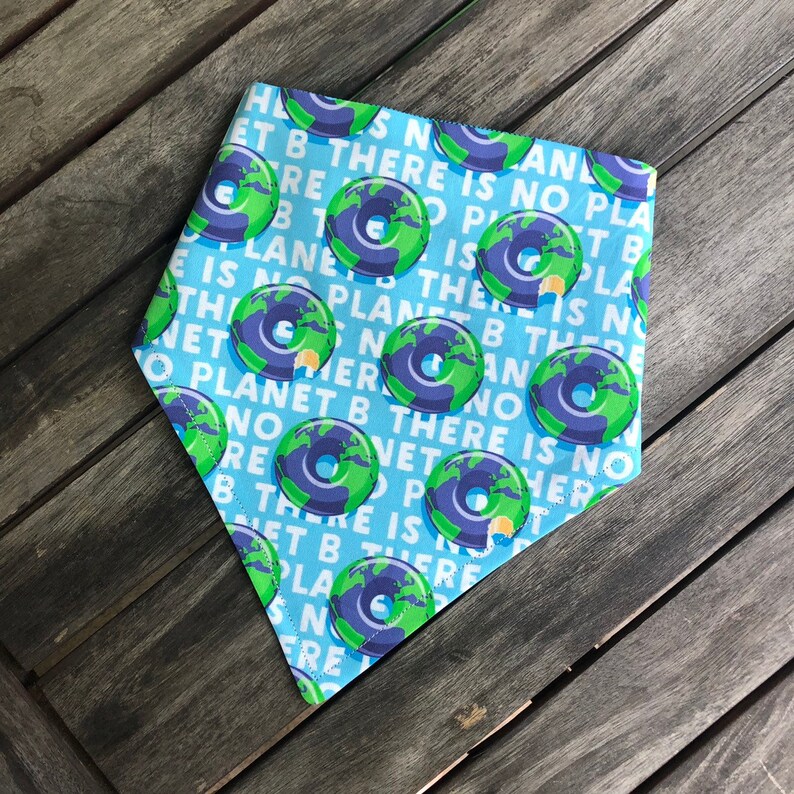 earth dog bandana| save the earth donut dog bandana There is no planet B earth day