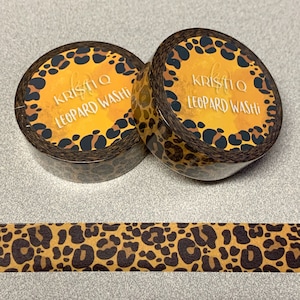 Leopard Print Washi Tape