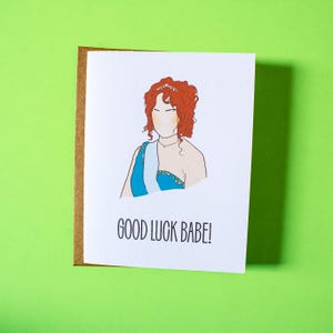 Veel succes meid! Wenskaart | Saint Patrick's Day popster grappig motiverend cadeau