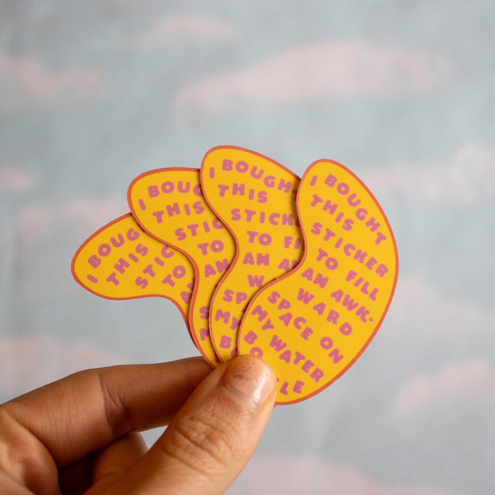 Awkward Space Vinyl Sticker | Cute Aesthetic Unique Artsy Laptop Decal ...
