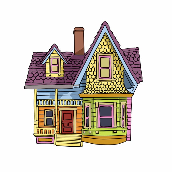 Colorful House Digital File