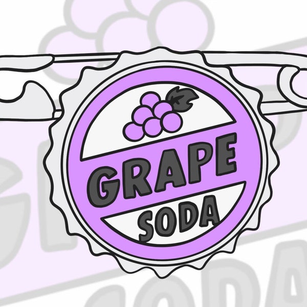 Grape Soda Pin Digital File