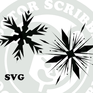 Snowflake Frozen SVG File | Cute, Winter, Snowflake Digital Download