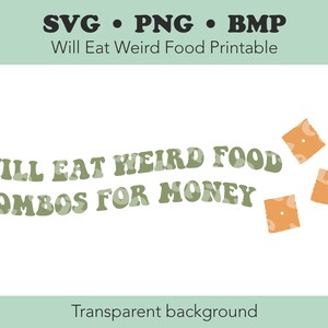 wird seltsames Essen SVG essen | Trendy, lustig, Essen, Snack meme zum ausdrucken für Silhouette, Cameo, Sublimation